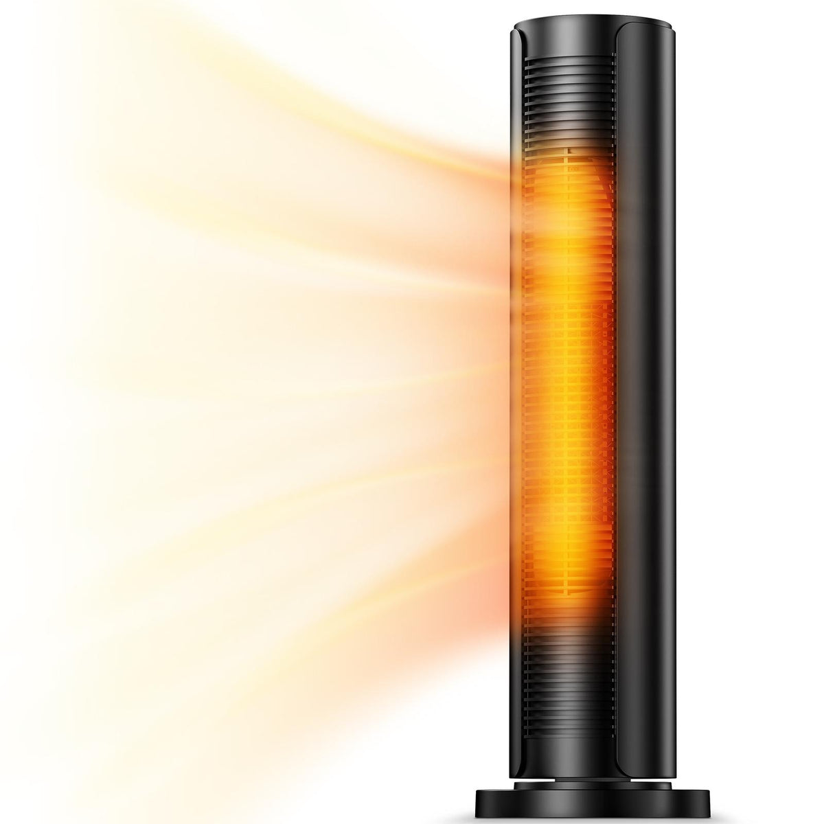BREZEWELL Space Heater - 1500W Tower Fan &amp; Portable Heater with Timer and Remote FH500 Indoor Use 24''