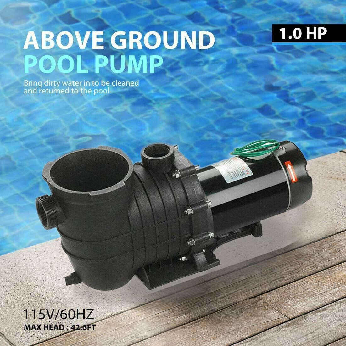 new 1hp 110v inground swimming pool portable pump motor above ground for outdoor