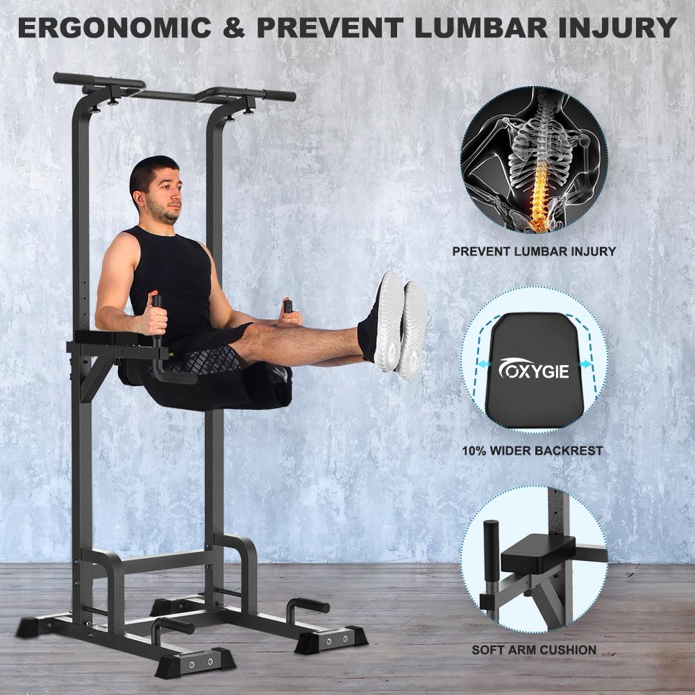 OXYGIE Pull Up Bar for Home Gym Strength Training Workout Equipment, 500lbs