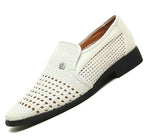 Summer Breathable Middle-Aged Cut-Outs Slip On Shoes
