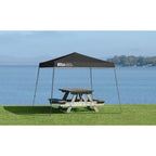 Solo72 11 ft. x 11 ft. Black Slant Leg Canopy