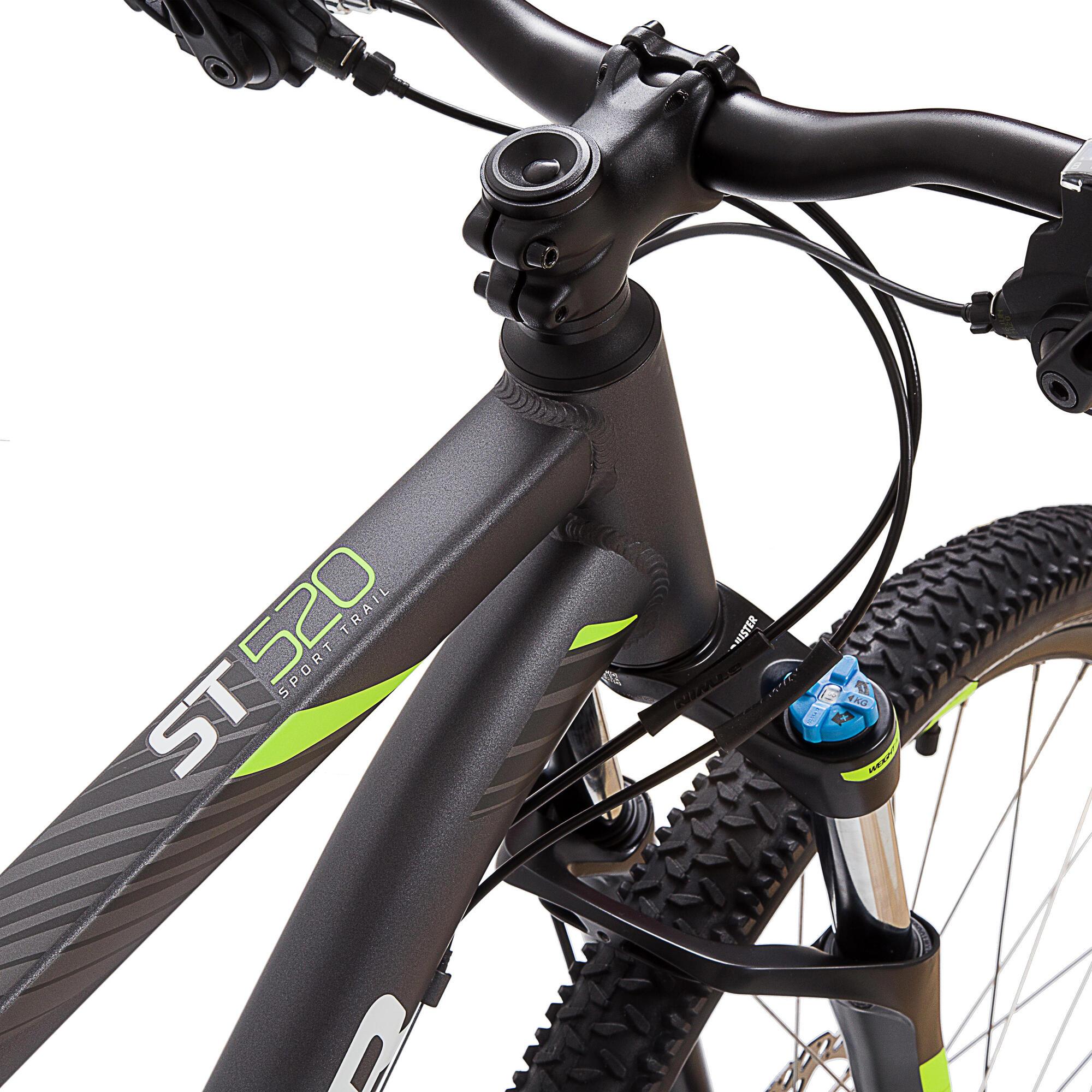 Decathlon Rockrider ST520, Mountain Bike, 27.5", Gray, Medium