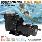 1.5/2.0hp swimming pool pump motor w/ strainer generic for outdoor replacement
