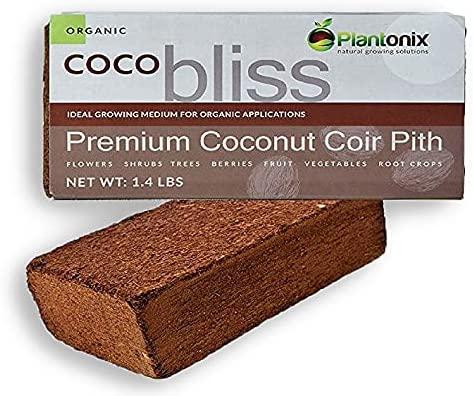 plantonix coco coir brick, omri listed for organic use (50 bricks)