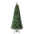 Evergreen Classics 7' Twinkly Pencil Pine Christmas Tree, 210 Color LED Lights