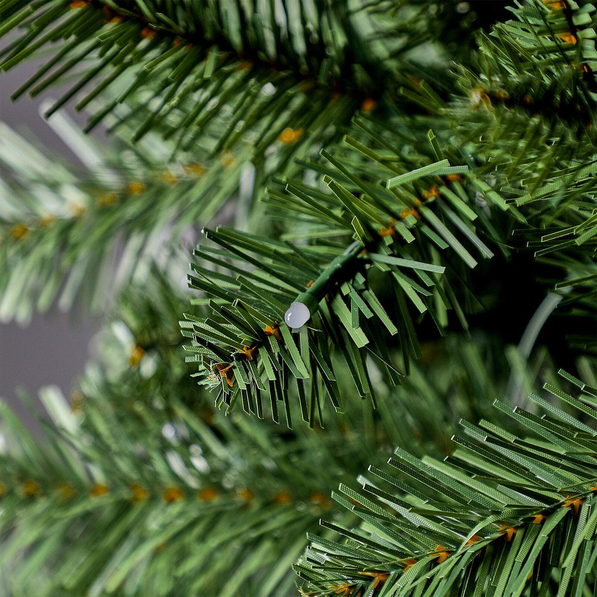 Evergreen Classics 7' Twinkly Pencil Pine Christmas Tree, 210 Color LED Lights