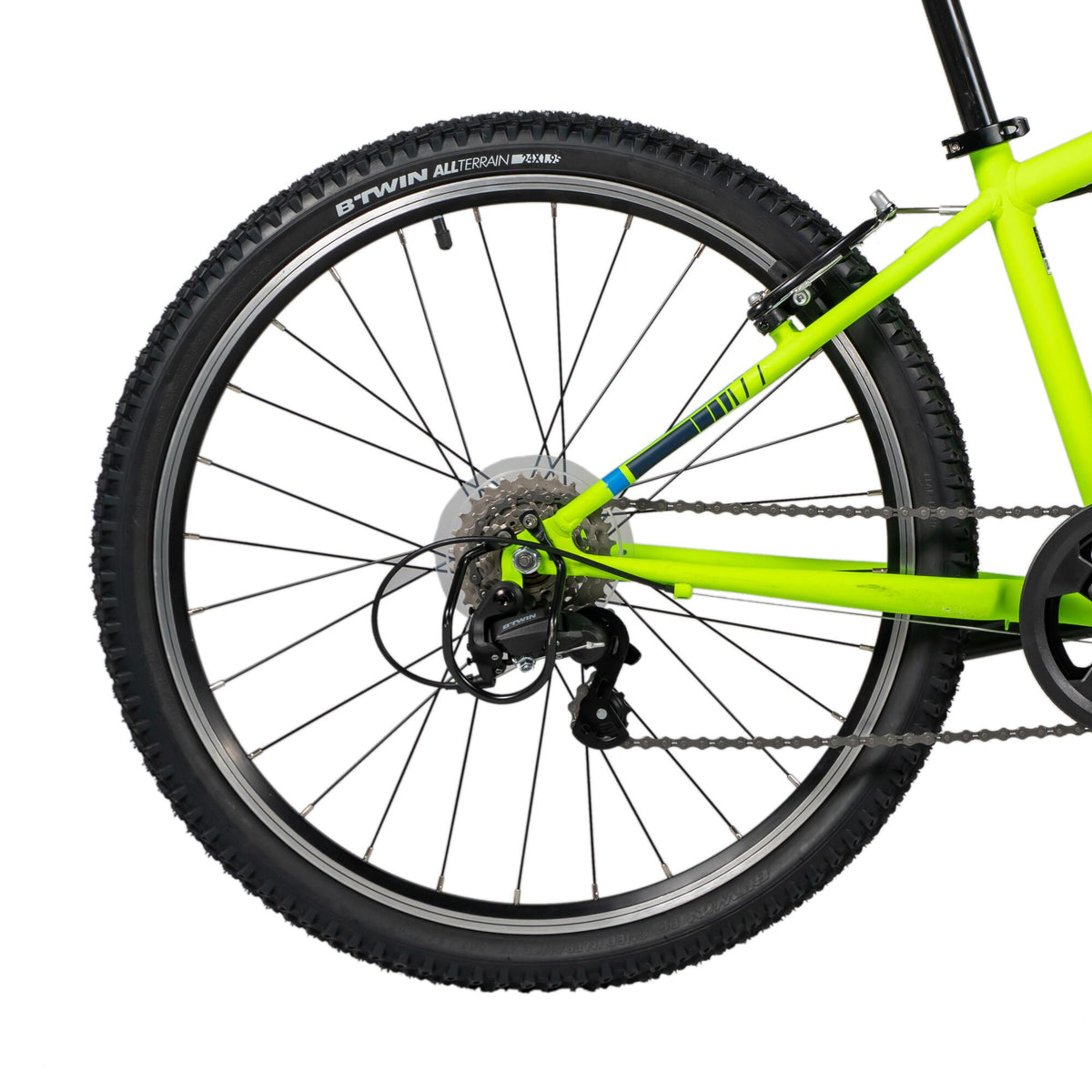 Decathlon Rockrider ST500, Mountain Bicycle, 24 In., Kids 4 Ft. 5 In. to 4 Ft. 11 In.