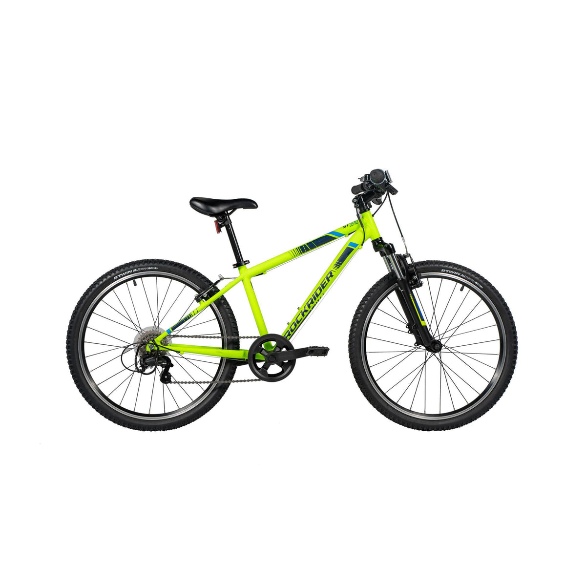 Decathlon Rockrider ST500, Mountain Bicycle, 24 In., Kids 4 Ft. 5 In. to 4 Ft. 11 In.