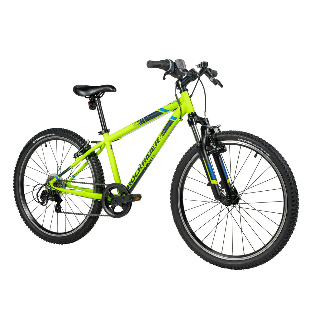 Decathlon Rockrider ST500, Mountain Bicycle, 24 In., Kids 4 Ft. 5 In. to 4 Ft. 11 In.
