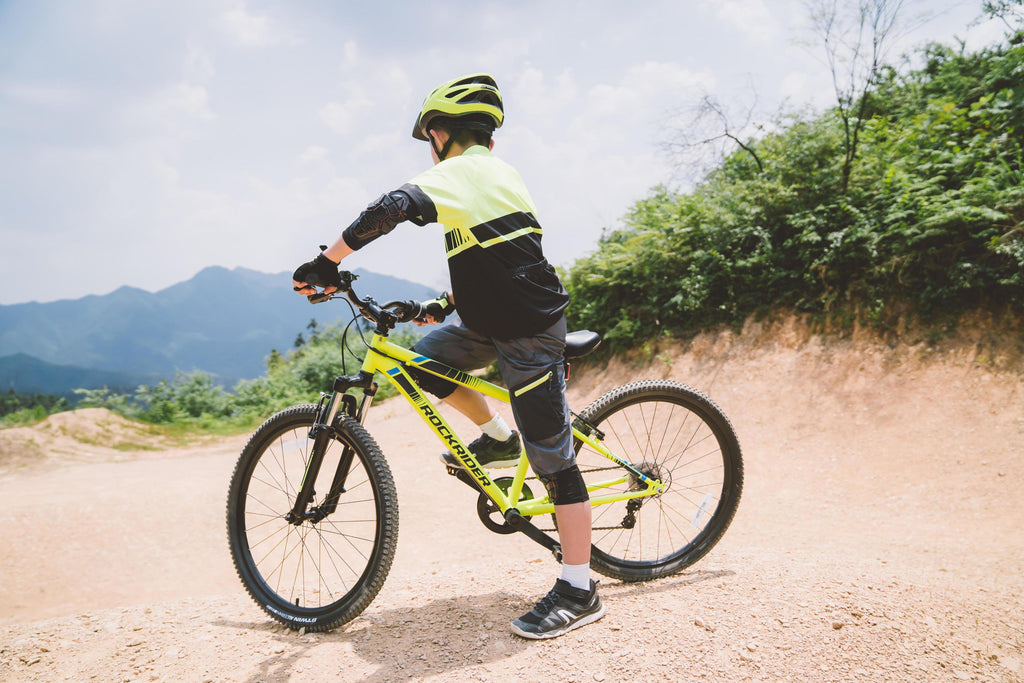 Decathlon Rockrider ST500, Mountain Bicycle, 24 In., Kids 4 Ft. 5 In. to 4 Ft. 11 In.