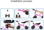 JLFSDB Kids Bike BMX Bike for Kids Boys Girls Bicycle Baby  Bike - Baby Bicycle for 10-36 Months Baby Walker Toys Safe Riding Toys for 1-3 Year Old Boy Girl Toddler Bike Baby's First Bike