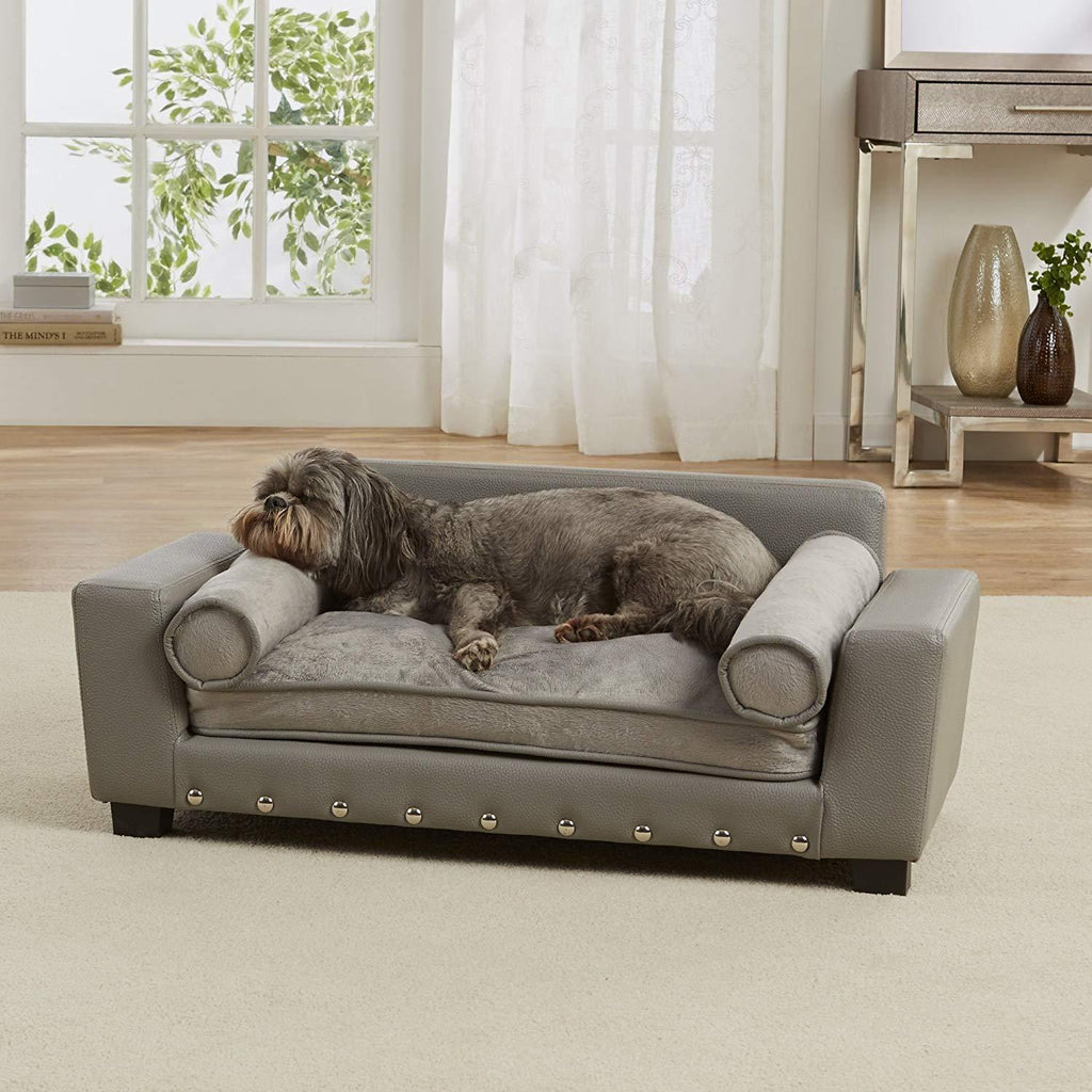 Enchanted Home Pet Grey Scout Pet Sofa