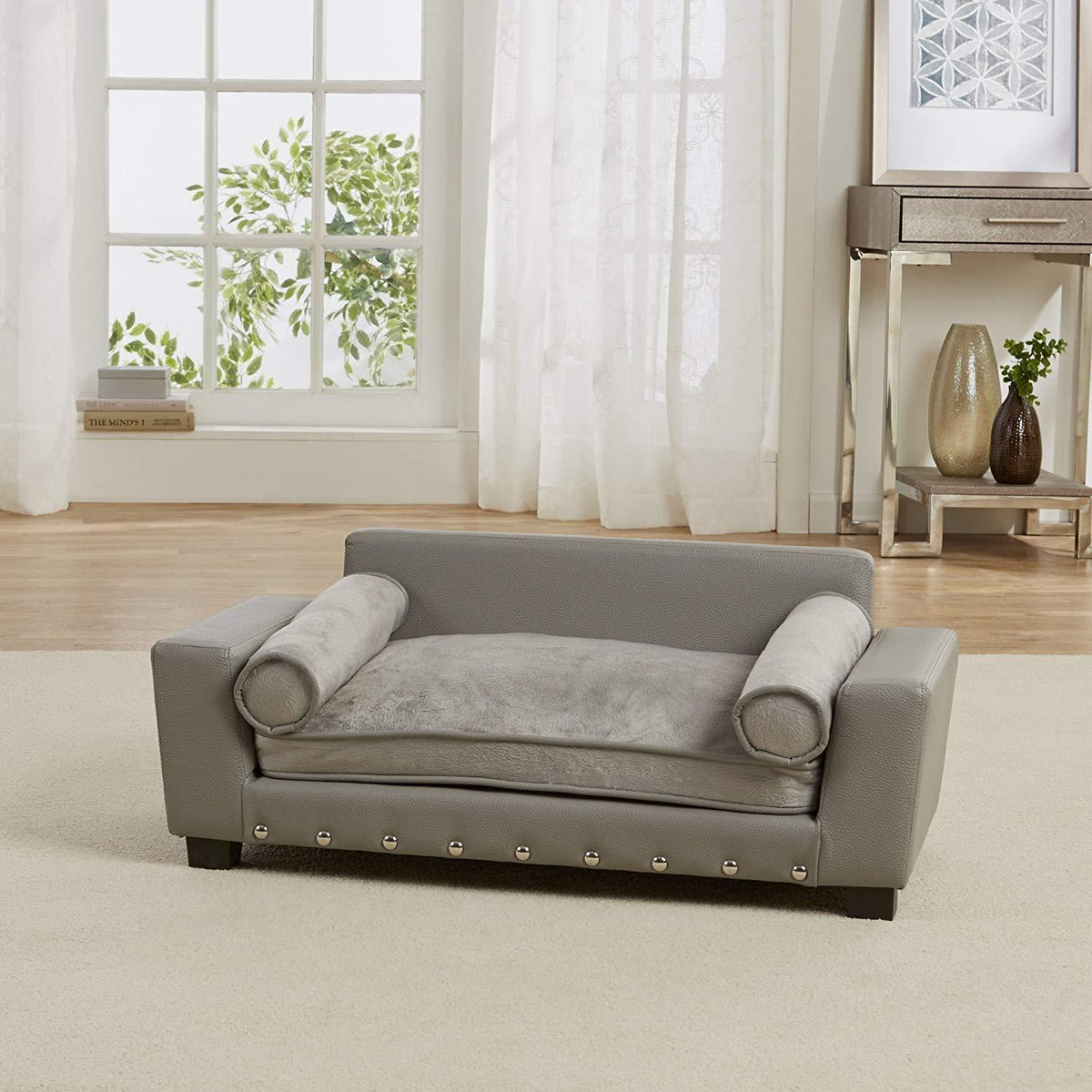 Enchanted Home Pet Grey Scout Pet Sofa