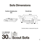 Enchanted Home Pet Grey Scout Pet Sofa