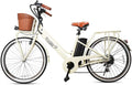 250W Electric Bike 26" Electric Bicycle 6 Speed Electric Bikes for Adults City Ebike for Women with Basket High Speed Electric Bikes with 36V 12AH Removable Battery
