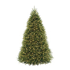 9 ft. Pre-Lit Dunhill Fir Hinged Artificial Christmas Tree with Clear Lights