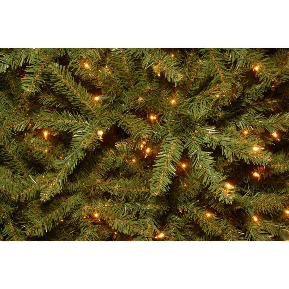 9 ft. Pre-Lit Dunhill Fir Hinged Artificial Christmas Tree with Clear Lights
