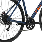 Decathlon Triban RC120, Aluminum Road Bike, Flat Bar, 700c, X Small, Blue