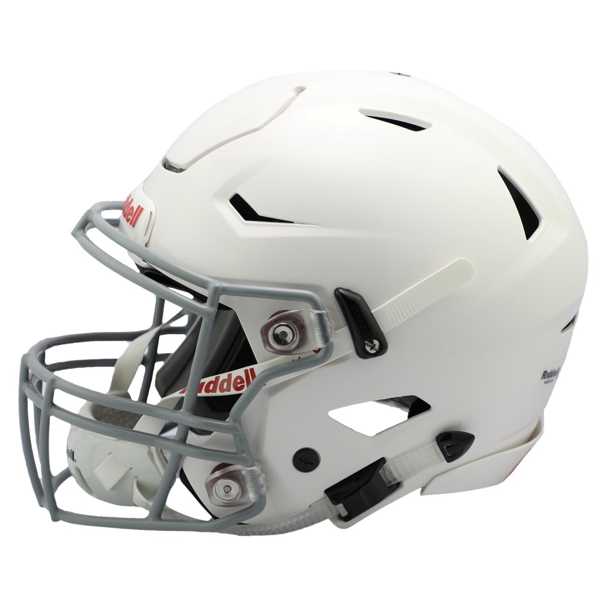Riddell Speedflex Youth Football Helmet,White/Gray, Medium