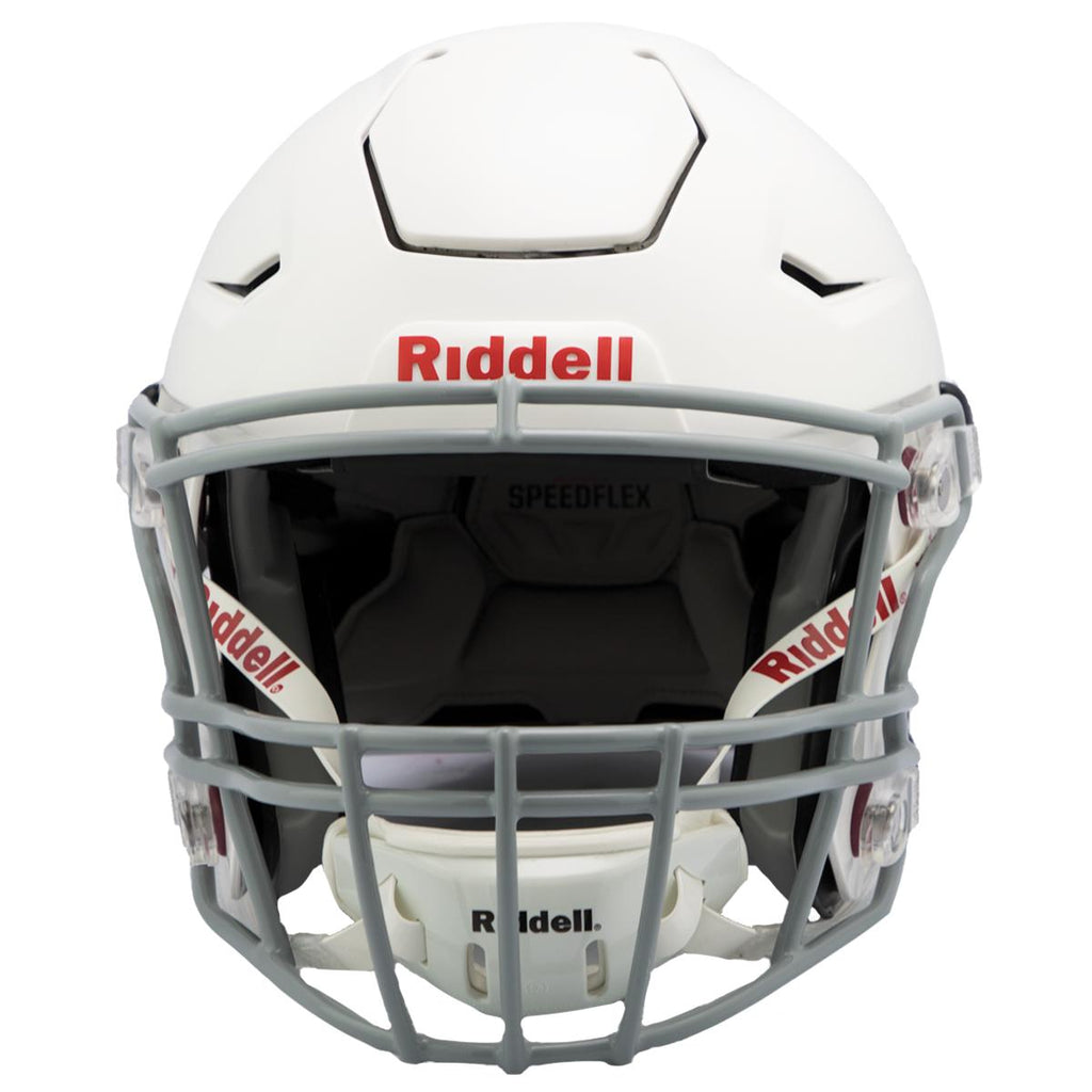 Riddell Speedflex Youth Football Helmet,White/Gray, Medium