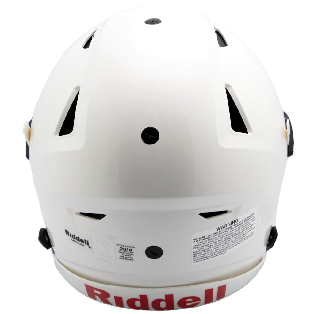 Riddell Speedflex Youth Football Helmet,White/Gray, Medium