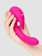Vive MIKI Rechargeable Pulsing and Flickering Silicone Rabbit Vibrator, Pink