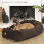 Suede Dog Bed By Majestic Pet Products