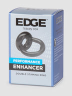 Tracey Cox EDGE Performance Enhancer Double Stamina Ring, Black
