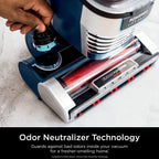 Shark AZ3002 Stratos Upright Vacuum with DuoClean PowerFins, HairPro, Powered Lift-Away, Self-Cleaning Brushroll, &amp; Odor Neutralizer Technology, Navy