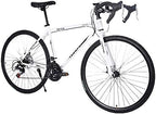 26in Road Bike -s Aluminum Full Suspension 3 Spoke Aluminum Wheels 21 Speed Disc Brakes, 700c