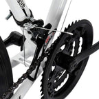 26in Road Bike -s Aluminum Full Suspension 3 Spoke Aluminum Wheels 21 Speed Disc Brakes, 700c