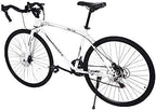 26in Road Bike -s Aluminum Full Suspension 3 Spoke Aluminum Wheels 21 Speed Disc Brakes, 700c