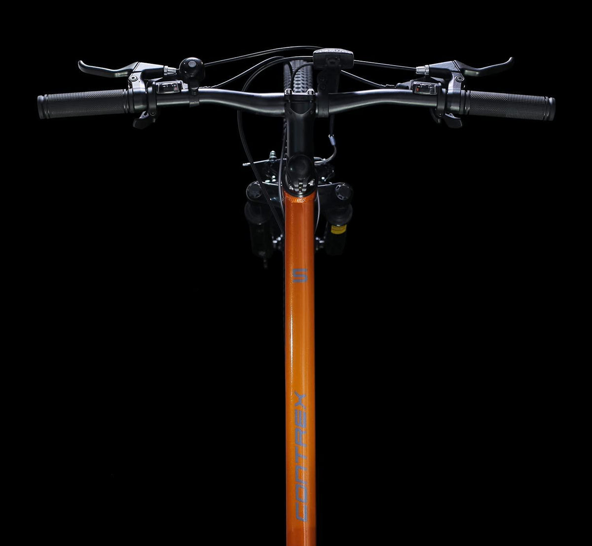 Mountain Bike 26 Inch Wheels,Contrex 21 Speed Aluminum Frame Trail Bicycle with Suspension, Linear Pull V Brakes, Lightweight,for Men Women Adult