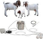huidazhou cow milking machine electric,pulsation vacuum pump cow milker, automatic portable livestock milking equipment, stainless steel milker livestock household domestic farm milking device,14l