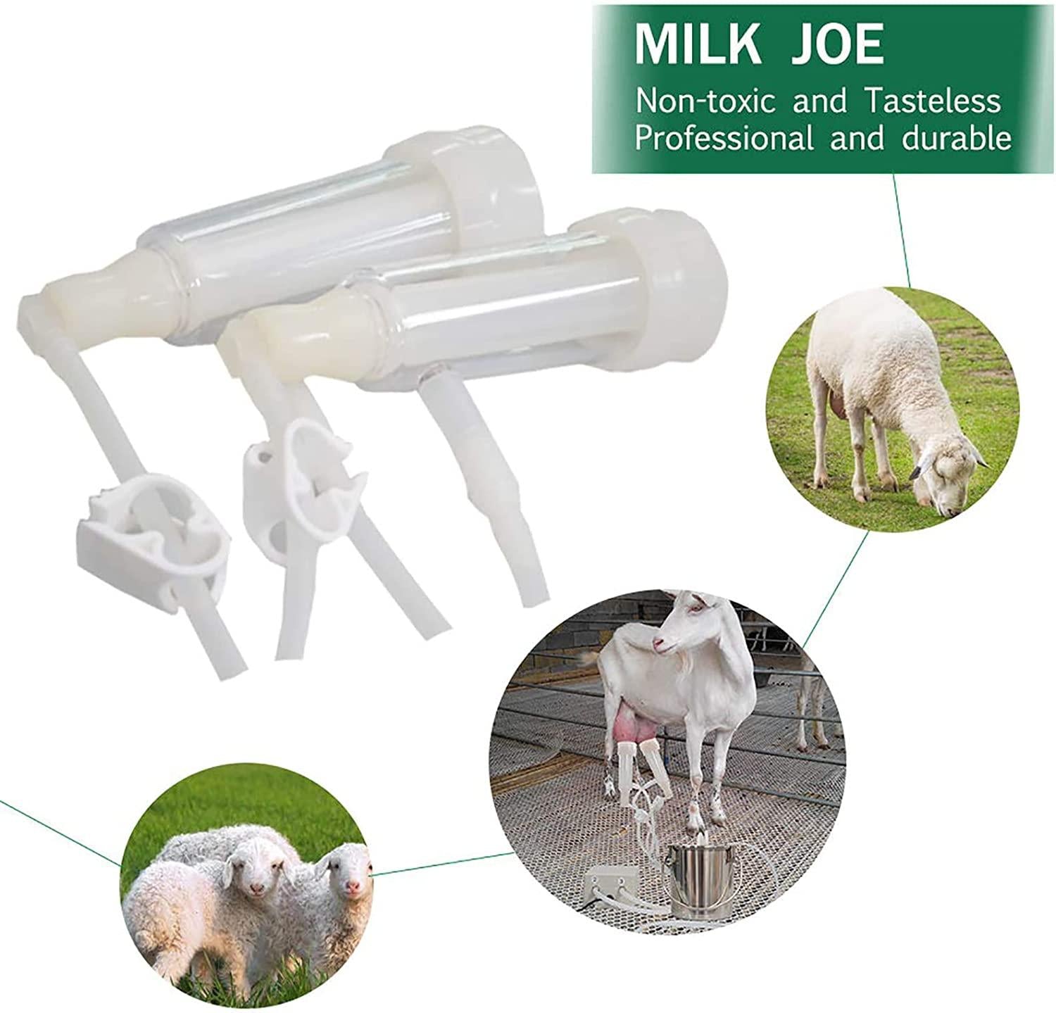 huidazhou cow milking machine electric,pulsation vacuum pump cow milker, automatic portable livestock milking equipment, stainless steel milker livestock household domestic farm milking device,14l