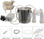 huidazhou cow milking machine electric,pulsation vacuum pump cow milker, automatic portable livestock milking equipment, stainless steel milker livestock household domestic farm milking device,14l