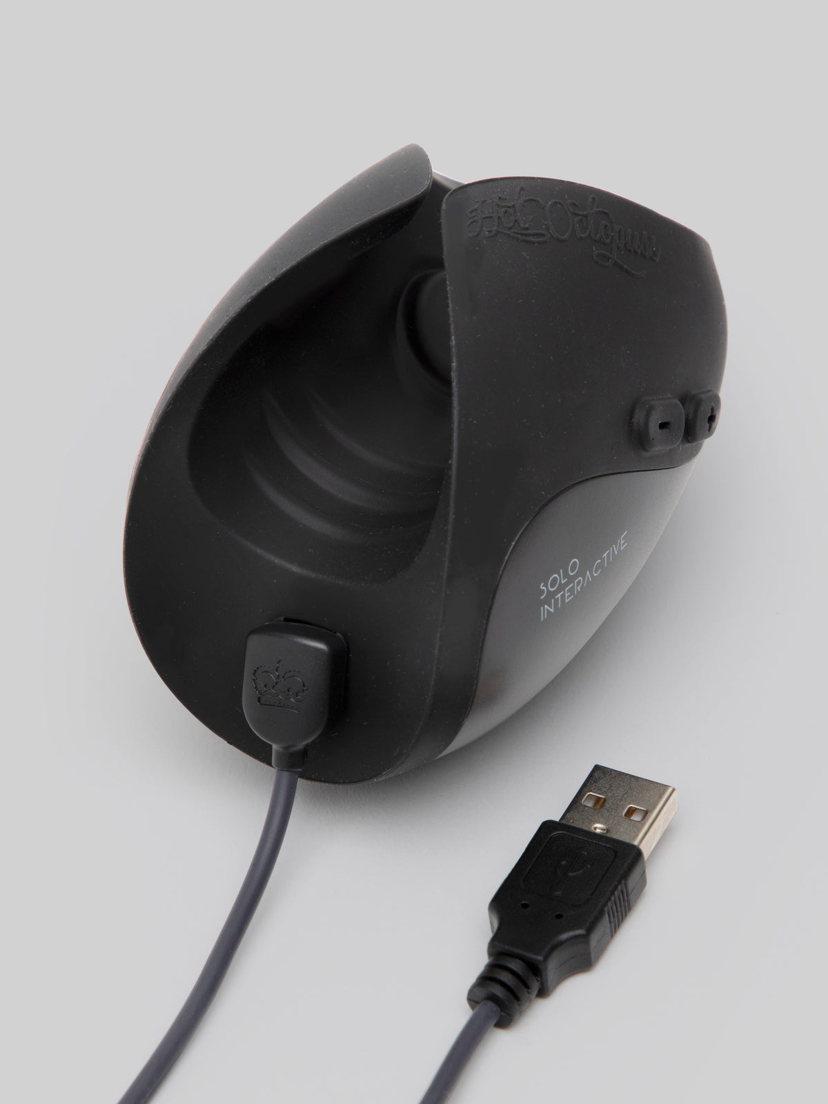 Hot Octopuss X Kiiroo Pulse Solo Interactive Male Masturbator, Black