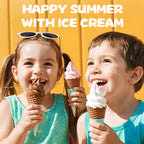 Ice Cream Maker Attachment for  4.5/5QT & 6QT Mixers, Frozen Ice Cream & Sorbet Gelato Maker for , 2 Quart, White, Not Dishwasher Safe