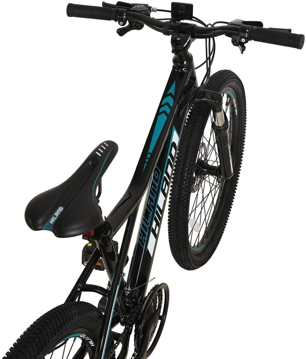 Hiland 26/27.5 Inch Mountain Bike  Drivetrain 21 Speed Aluminum Frame with Suspension Fork MTB Bicycle