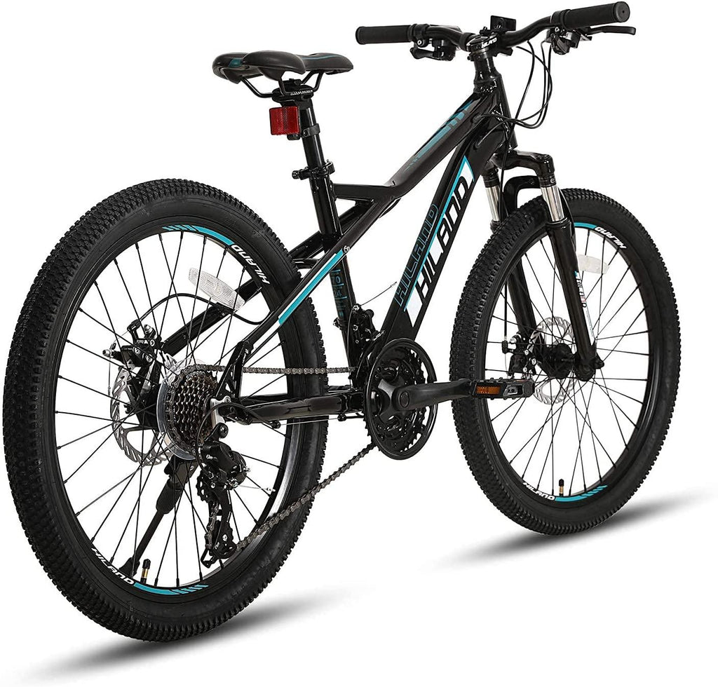 Hiland 26/27.5 Inch Mountain Bike  Drivetrain 21 Speed Aluminum Frame with Suspension Fork MTB Bicycle