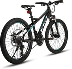 Hiland 26/27.5 Inch Mountain Bike  Drivetrain 21 Speed Aluminum Frame with Suspension Fork MTB Bicycle