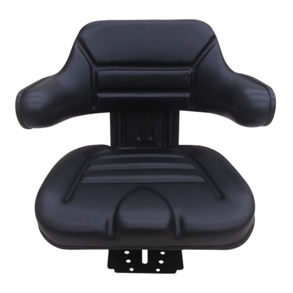 aftermarket ford black universal tractor seat with full suspension and adjustable angle base