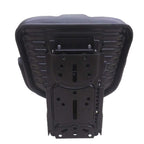 aftermarket ford black universal tractor seat with full suspension and adjustable angle base