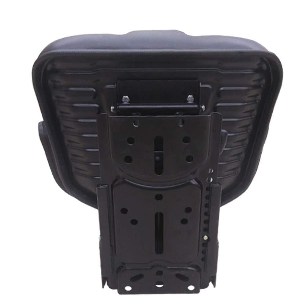 aftermarket ford black universal tractor seat with full suspension and adjustable angle base