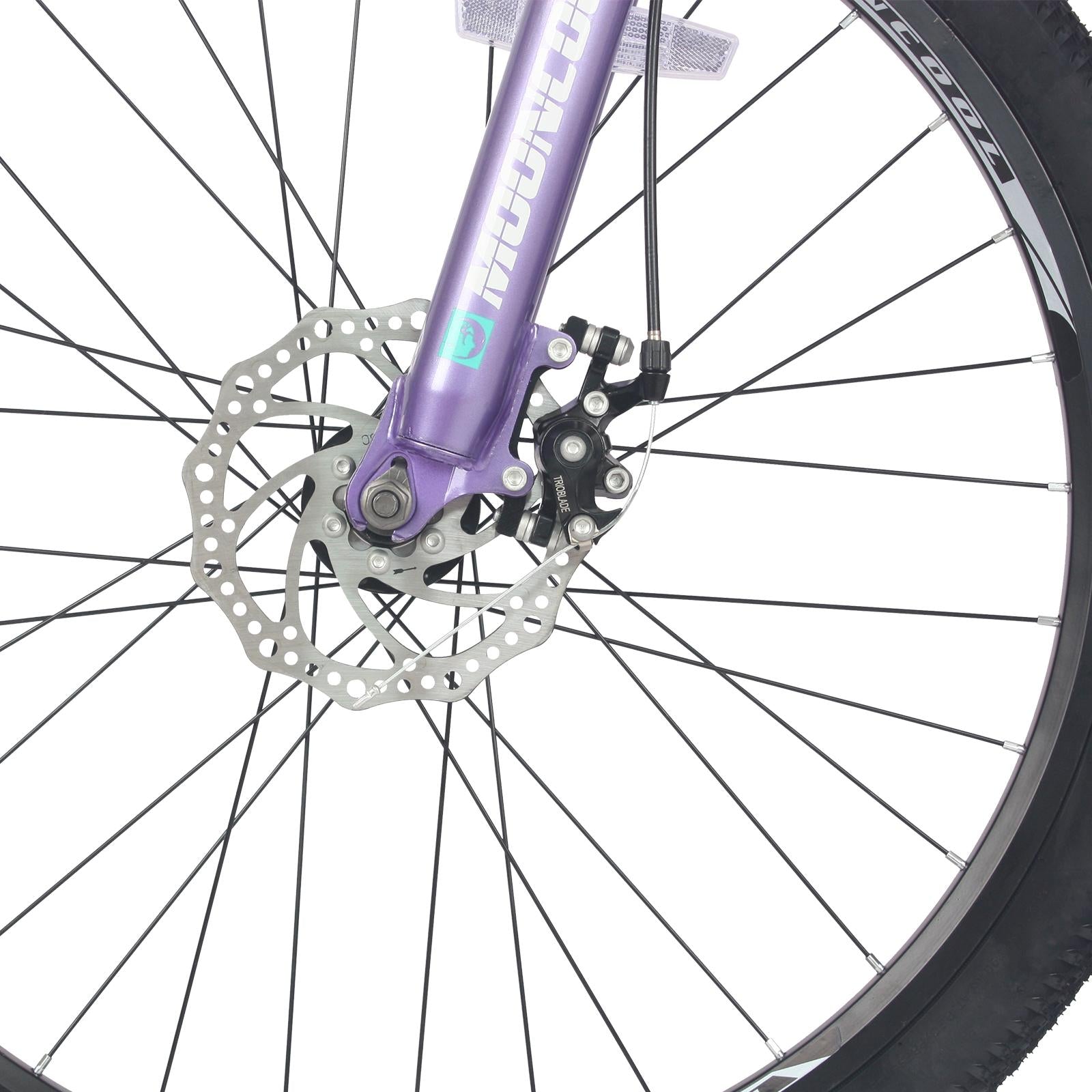 21 Speed Mountain Bike for Women and Men 26 Inch Aluminum Frame Double Disc Brake Suspension Fork MTB Youth/Adult&nbsp;