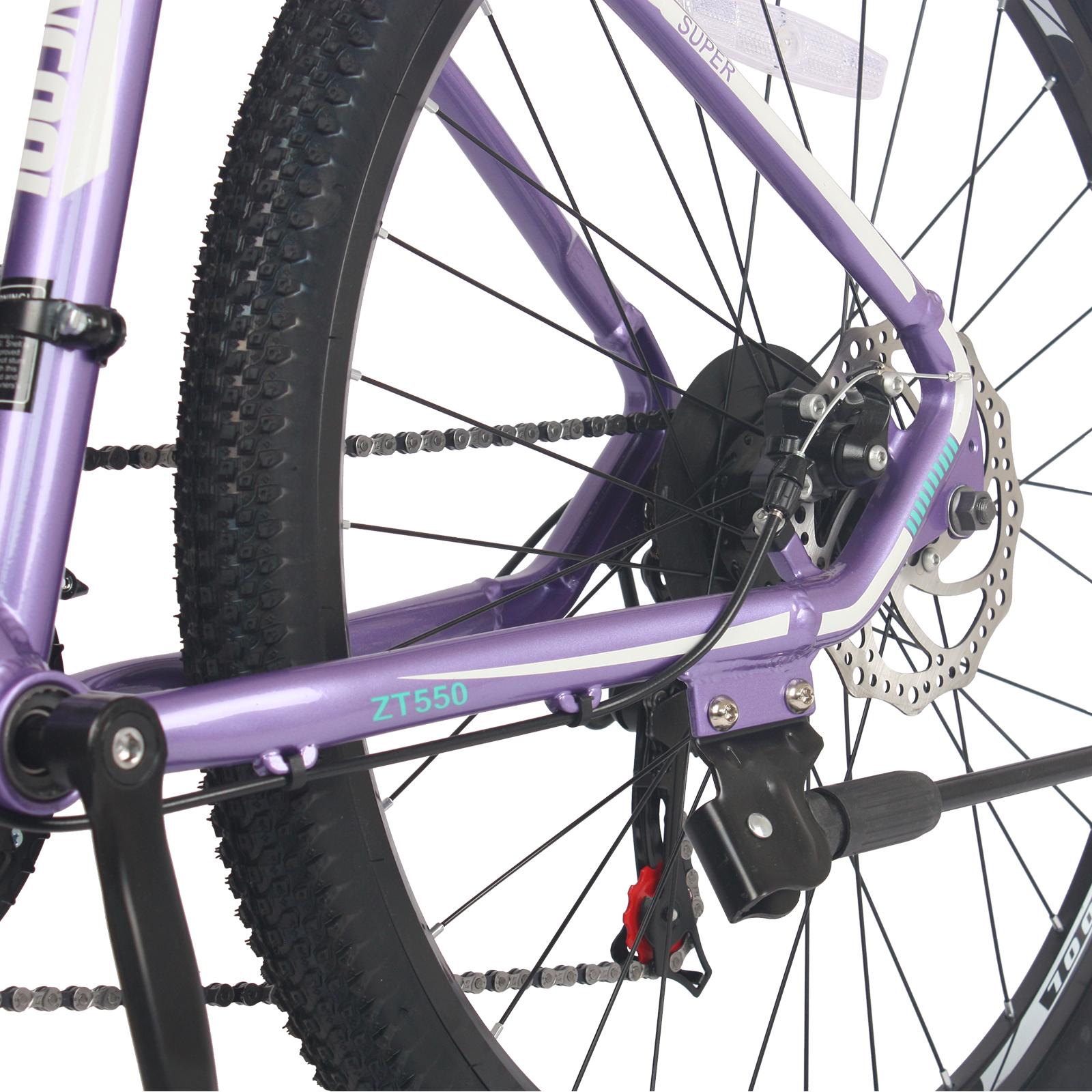 21 Speed Mountain Bike for Women and Men 26 Inch Aluminum Frame Double Disc Brake Suspension Fork MTB Youth/Adult&nbsp;