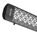 Innova-6000 watt electric infrared dual element heater 208 Black 208 Volt-Outdoor Wall Mount Electric Heater-EF60208B2