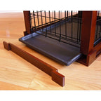 Deluxe Pet Crate in Brown Size: Small (19" H x 18" W x 24" L)