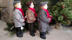 Set 3 NIB 16" THREE BOY CAROLERS Christmas Scene Figure Display Prop