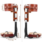 GothicBride Tree Climbing Spikes -Steel with Harness Belt, Upgraded Leather Tree Climbing Tool Set Adjustable Tree Climbing Spike with Non-Slip Pedal for Outdoor Activities (with belt)